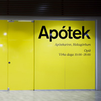 Apótekarinn - Identity and shop signage