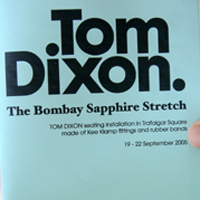 Tom Dixon - Exhibition leaflet